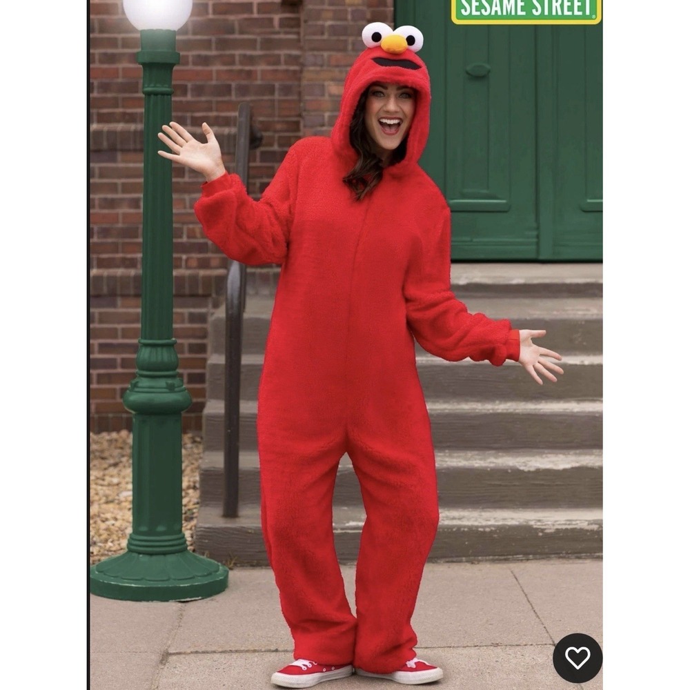 Sesame Street Elmo Costume Adult Unisex Small Mascot Halloween Birthday Party